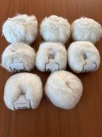 7x witte glitter wol 50gr, Ophalen, Nieuw, Breien, Wol of Garen