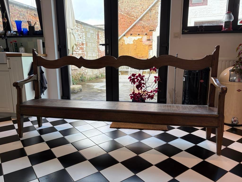Banc en chêne, Maison & Meubles, Brocante, Enlèvement, Utilisé, Bois
