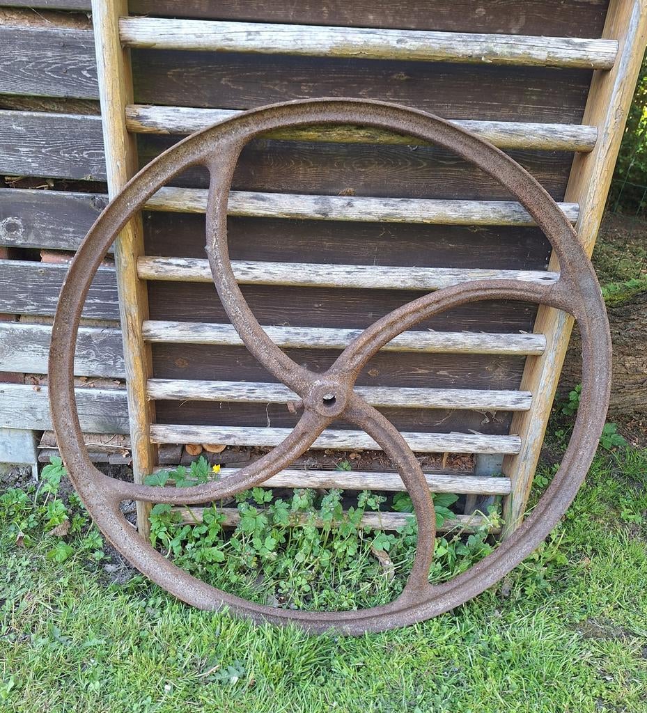 chariot de décoration de jardin, roue de moulin à roues, Jardin & Terrasse, Statues de jardin, Enlèvement