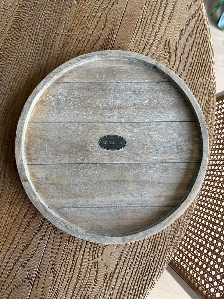 Plateau - Riverdale, Ophalen of Verzenden, Zo goed als nieuw, Rond, Hout