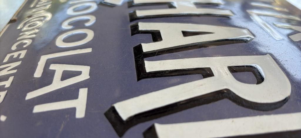 VERKOCHT Emaille Milka Suchard, Ophalen, Gebruikt