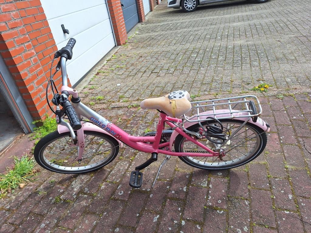 Meisjesfiets tot 7 jaar, Ophalen