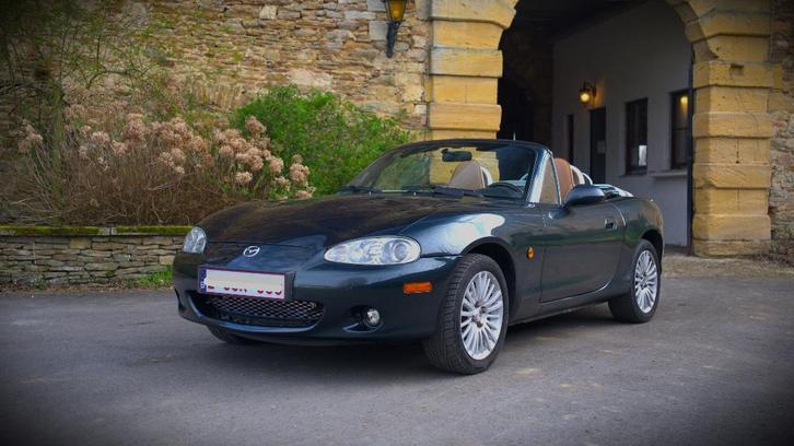 Mazda Mx-5 1.8 16V 146Ch Tan Leather, Auto's, Mazda, Particulier, MX-5, ABS, Airbags, Airconditioning, Centrale vergrendeling