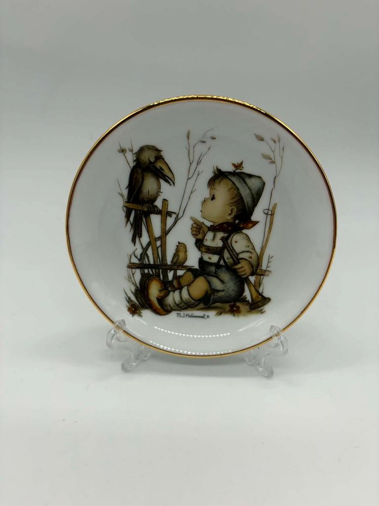 Hummel / Goebel bordje + voetje, Ophalen