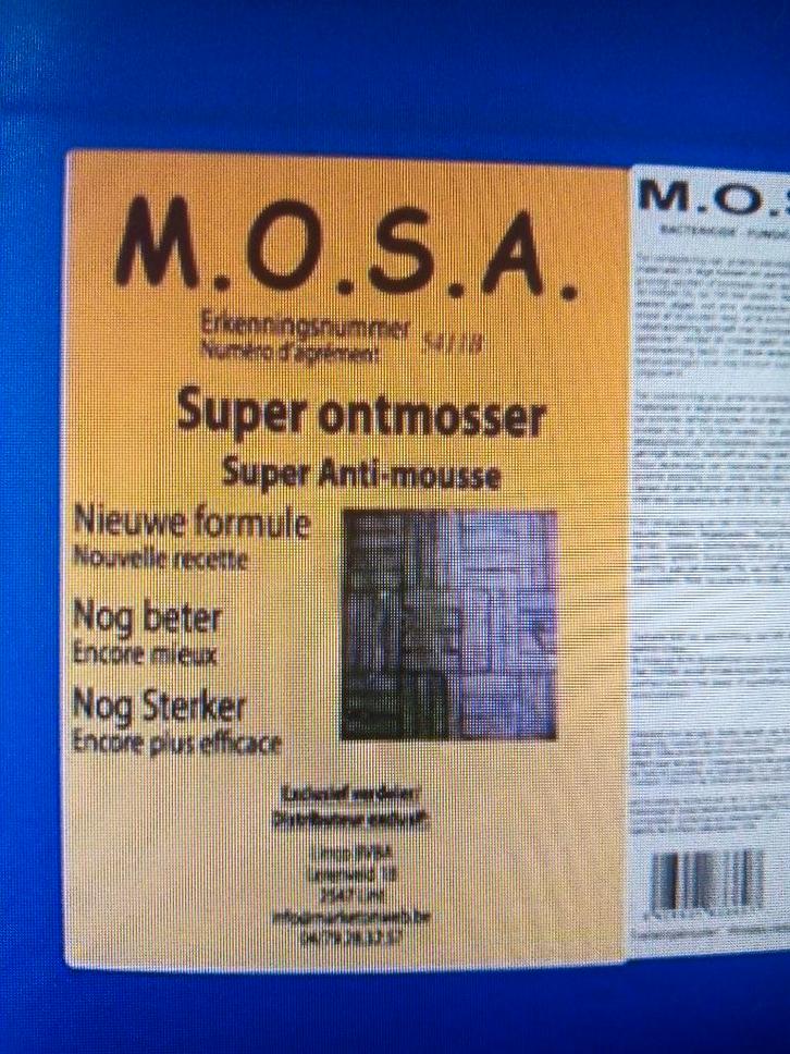 Nano-Mosa = Super ontmosser & groenaanslag verwijderaar, Tuin en Terras, Tuinhuizen, Nieuw, Schuur, Overige materialen, Ophalen of Verzenden