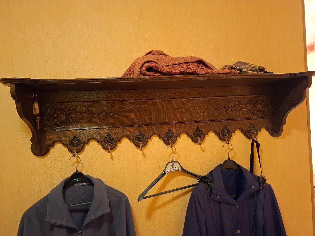 Porte-manteaux, Enlèvement, Utilisé, Bois, Portemanteau mural