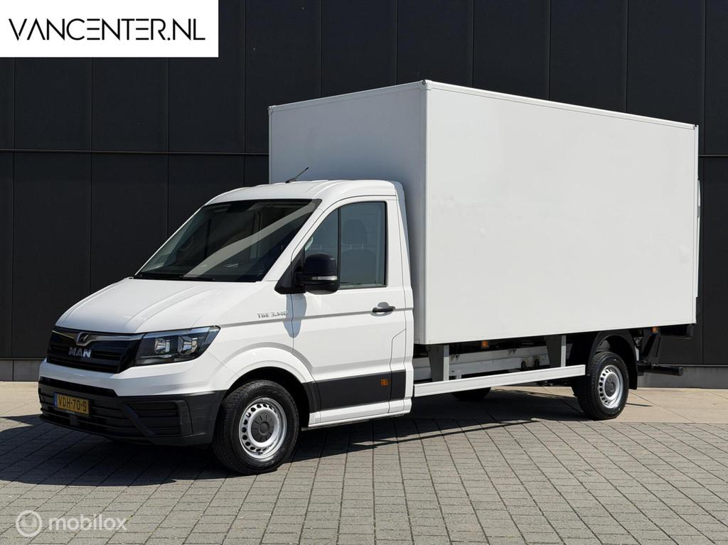 MAN TGE 2.0 TDI 140PK Bakwagen Laadklep Airco EURO 6 Crafter, Achat, Entreprise, 3 places, Noir