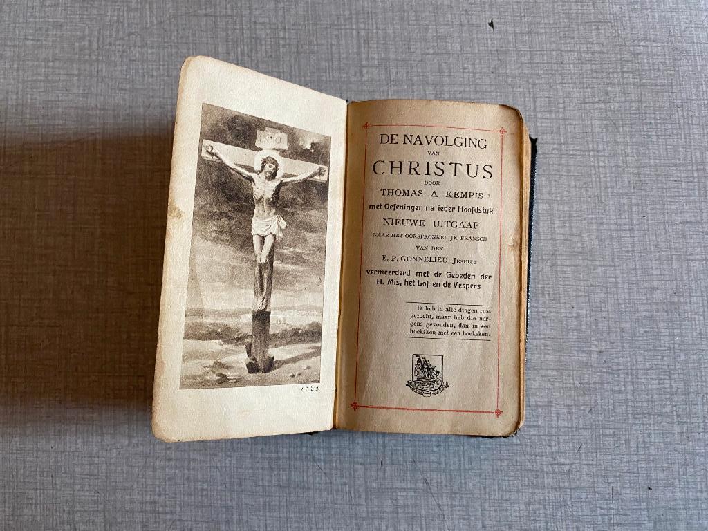 DE NAVOLGING VAN CHRISTUS, kerkboekje, Verzamelen, Religie, Ophalen of Verzenden, Gebruikt, Christendom | Katholiek