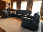 Hoeksalon Buffelleer, Ophalen, Gebruikt, Leer, Rustiek