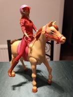 Barbie-ruiter en haar lichtbruine paard, Kinderen en Baby's, Ophalen of Verzenden, Gebruikt