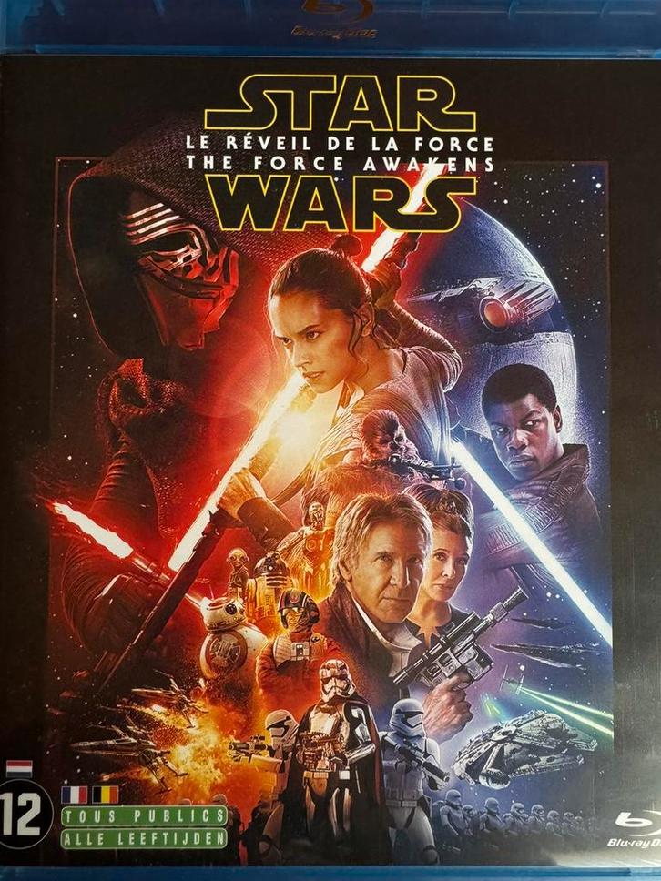 STAR WARS THE FORCE AWAKENS BLUE RAY, Cd's en Dvd's, Blu-ray, Zo goed als nieuw, Science Fiction en Fantasy, Ophalen of Verzenden
