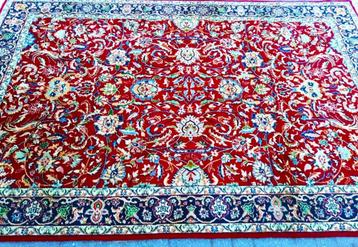 Perzisch handgeknoopt tapijt 3x2m(Isfahan) met vogels motief beschikbaar voor biedingen