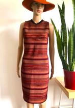 Robe midi chic en maille (taille S/M), Enlèvement ou Envoi, Even & Odd, Comme neuf, Orange
