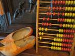 Telraam en handgemaakte houten klompjes BROCANTE, Ophalen of Verzenden