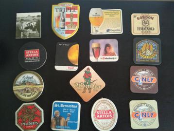 30 verschillende bierviltjes ca. jaren 2000-2001