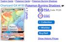 Charizard Gx rainbow secret Burning Shadows, Hobby en Vrije tijd, Verzamelkaartspellen | Pokémon, Ophalen of Verzenden, Gebruikt