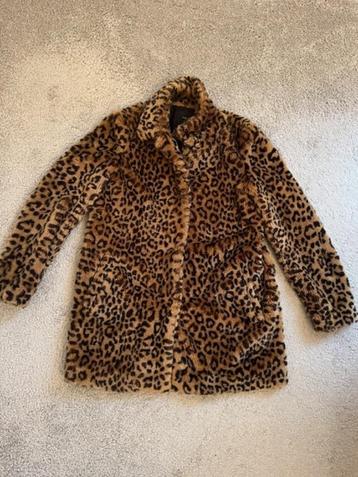 Pelsen jas tijgerprint maat S (faux fur) NIEUW 15 euro 