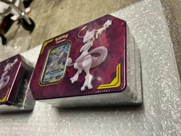 pokemon Power Partnership Tins: Mewtwo & Mew GX, Enlèvement, Neuf, Booster
