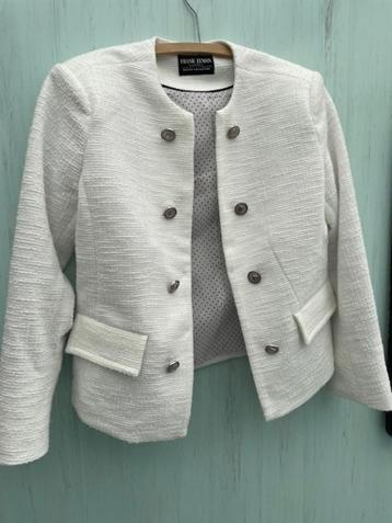 vest Prachtig witte korte dames vest Frank Lyman taille M beschikbaar voor biedingen