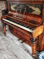 Piano uit de 19e eeuw met historisch tintje, Gebruikt, Piano, Hoogglans, Bruin