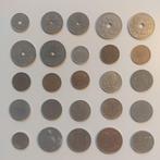 25 Belgische munten, 1914 - 1998, Ophalen of Verzenden, Metaal, Losse munt