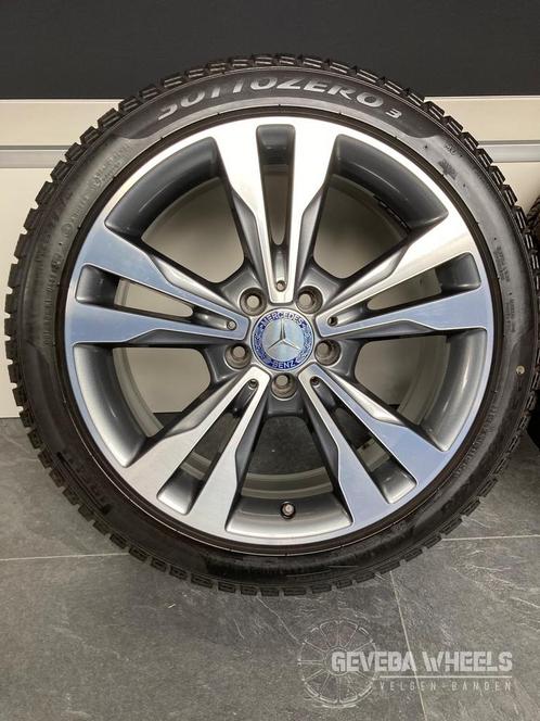 18” originele Mercedes C klasse W205 velgen + winterbanden, Autos : Pièces & Accessoires, Pneus & Jantes, Pneus et Jantes, Pneus hiver