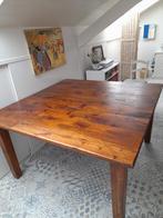 eetkamertafel, Huis en Inrichting, Tafels | Eettafels, Ophalen, Zie foto, Vierkant, Zo goed als nieuw