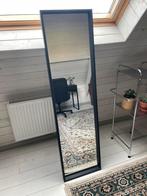 Spiegel met zwarte houtframe, Huis en Inrichting, Ophalen, Zo goed als nieuw