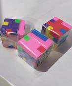 3x gum kubus puzzel 3x3cm, Verzamelen, Verzenden, Nieuw