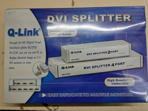 Répartiteur DVI 2 voies, Informatique & Logiciels, Pc & Câble réseau, Neuf, Enlèvement ou Envoi