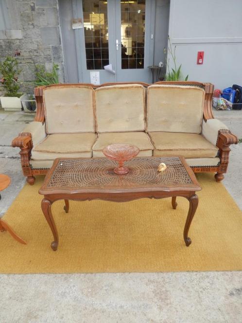 antieke 3 persoonszetel, Antiek en Kunst, Antiek | Meubels | Stoelen en Sofa's, Ophalen