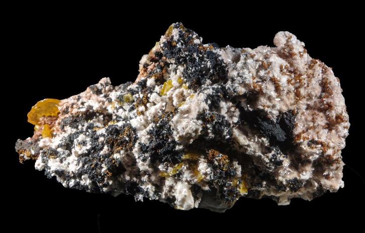 **TOP** WILLEMIET + WULFENIET + VANADINIET !, Verzamelen, Mineralen en Fossielen, Mineraal, Ophalen of Verzenden