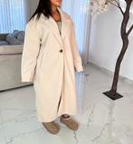 Jas (oversize one size) beige/nude, Beige, Zo goed als nieuw