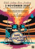 DRUMBEURS 2 NOVEMBER A.S.!!, Muziek en Instrumenten, Drumstellen en Slagwerk, Ophalen, Nieuw