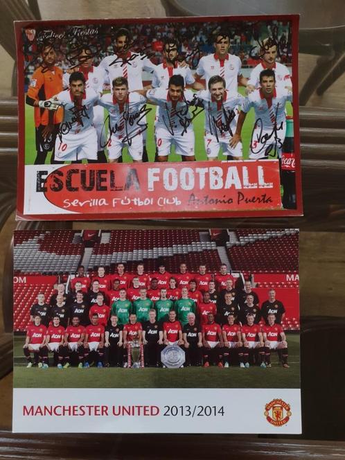 13 Officiële ploegfoto's van Europese e.a. voetbalploegen, Verzamelen, Sportartikelen en Voetbal, Nieuw, Spelerskaart, Ophalen of Verzenden