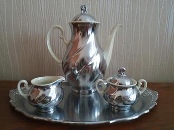 Koffieservies - Demeyere “Inaltérable” (ca. 1950) beschikbaar voor biedingen