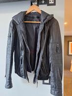 Lederen Biker jasje Small OAKWOOD, Kleding | Dames, Jasjes, Kostuums en Pakken, Ophalen, Zo goed als nieuw, Jasje