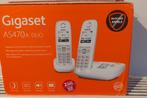 Téléphone sans fil avec répondeur intégré, Ophalen, Gebruikt, 2 handsets