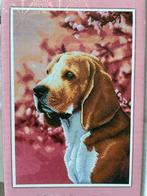 Diamond painting hond - ronde steentjes, Ophalen of Verzenden, Zo goed als nieuw