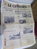 CITROEN  GAZETTE 1957 EINDE TRACTION AVANT, Verzenden