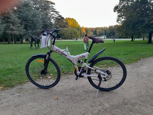 ZELDZAME opvouwbare mountainbike, Fietsen en Brommers, Fietsen | Vouwfietsen, Gebruikt, Overige merken, 20 inch of meer, Totaal opvouwbaar