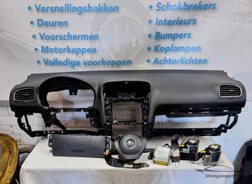 Airbag Set VW Golf 6 dashboard stuurairbag gordels knie Airb beschikbaar voor biedingen