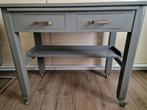 bureau / bureel / vintage, Ophalen, Met wielen, Gebruikt, Bureau