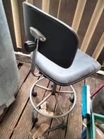 Industriële bureaustoel op wieltjes,, Ophalen of Verzenden, Zo goed als nieuw, In hoogte verstelbaar