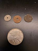 Oude Belgische munten Leopold II en III, Enlèvement ou Envoi, Argent, Métal