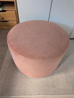 Stoffen poef in terracotta kleur in nieuwstaat, Ophalen