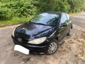 Peugeot 206 1100cc benzine MOD 2004 zwart ctok  beschikbaar voor biedingen