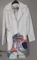 Desigual witte jas maat 40 – uniek, Kleding | Dames, Gedragen, Maat 38/40 (M), Ophalen of Verzenden, Wit