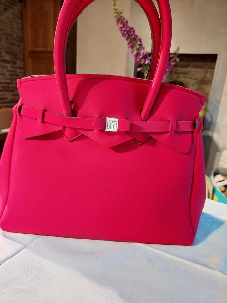 SAVE MY BAG rode tas, Handtassen en Accessoires, Tassen | Damestassen, Zo goed als nieuw, Handtas, Rood, Ophalen of Verzenden