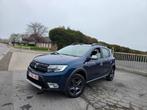 Dacia Sandero STEPWAY 0.9i - 174000km - 2018 - 1ste eigenaar, Auto's, Voorwielaandrijving, Blauw, 115 g/km, Bedrijf